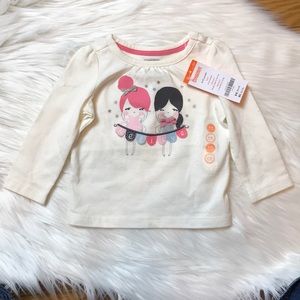 Gymboree Baby Girls Long Sleeve Believe Tee Shirt